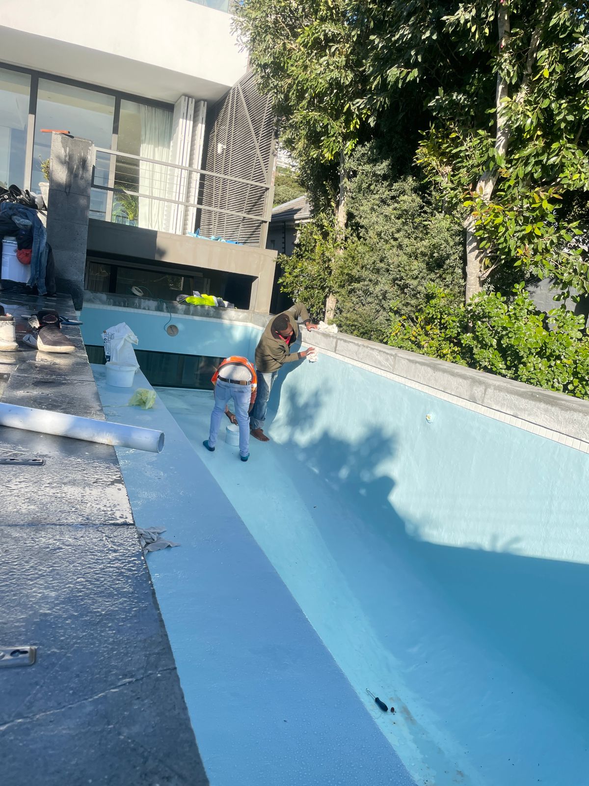 Completed water storage system by Ocean Blue